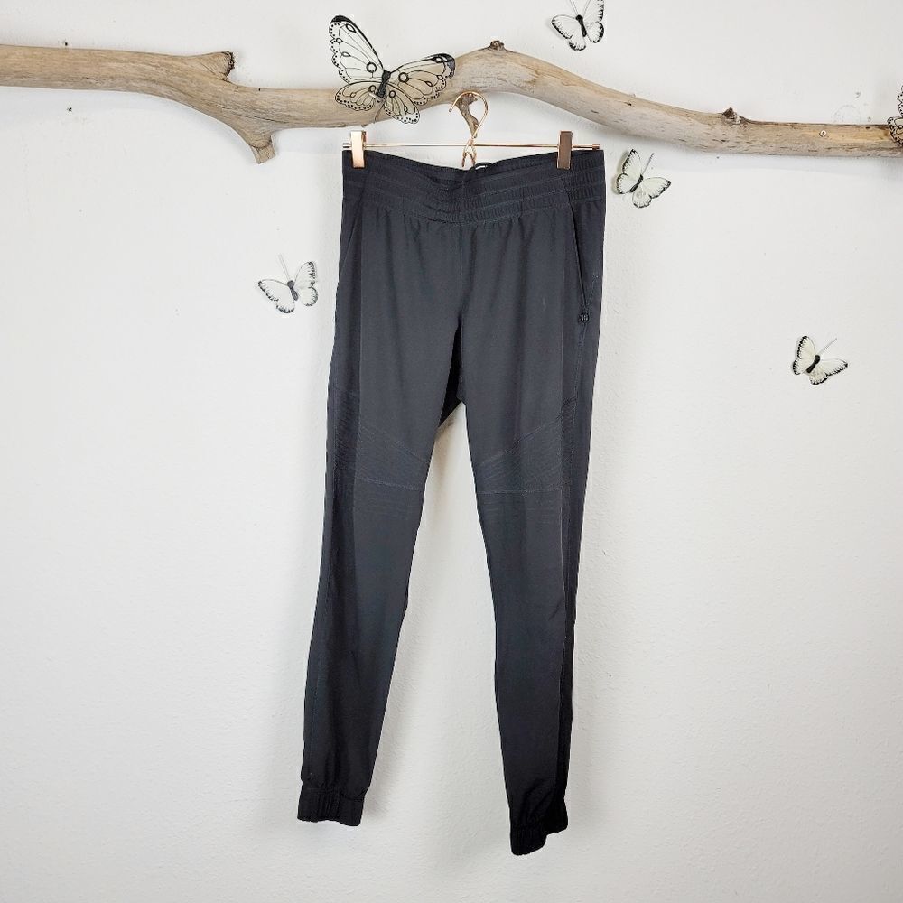 Kyodan black soft moto joggers